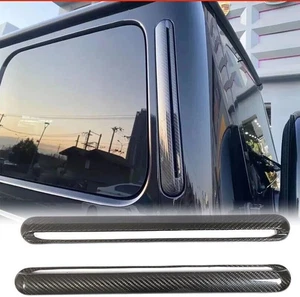 Real Carbon C-Pillar Rear Air Vent Trim For Benz G-class W464 G500 G63 G55 2019+ - Picture 1 of 10