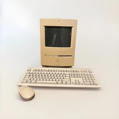 Computadora clásica vintage Apple Macintosh color M1600 con mouse + teclas - ¡Funciona!! Foto 1 de 4