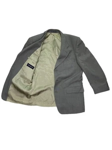 Vintage Yves Saint Laurent Blazer 40S Men Sport Coat YSL Brown Wool Ventless 80s - Picture 1 of 13