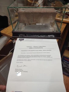  Yankees Authentic Yankee Stadium Monument Park Brick Steiner Echtheitszertifikat - Bild 1 von 6