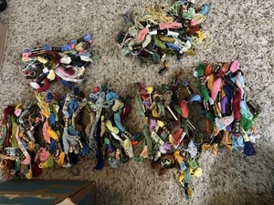 DMC Embroidery Floss, Various Colors - Lot Of 350 Used And New - Picture 1 of 2
