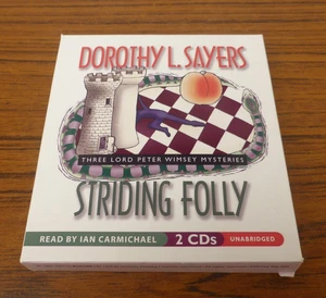 Striding Folly - Dorothy L. Sayers - Audiobook - 2 CD Peter Wimsey *VG Condt* - Picture 1 of 7