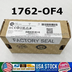 NEW Sealed 1762-OF4 AB MicroLogix 4CH Analog OUTPUT Module 1762OF4 US Free Tax - Picture 1 of 4
