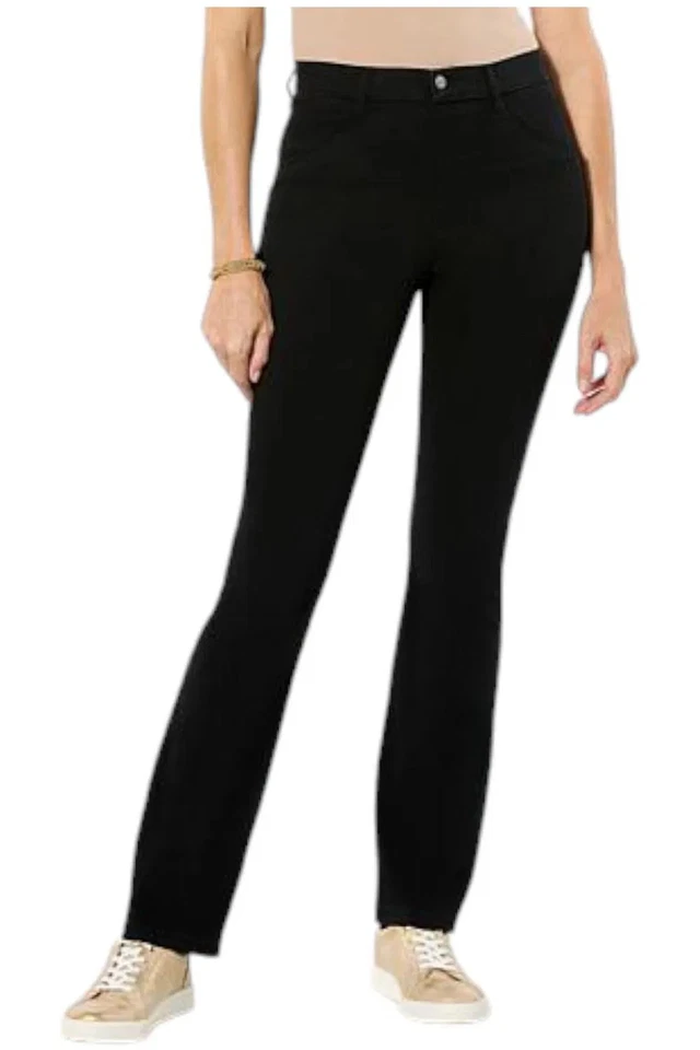 Pantalón vaquero negro bootcut para mujer HUE Foto 1 de 1