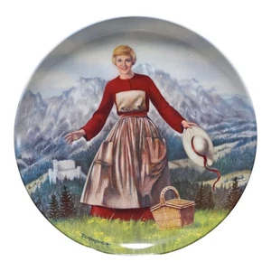 Piatto porcellana 8" souvenir 1986 Sound of Music Julie Andrews Knowles decorazione - Foto 1 di 4