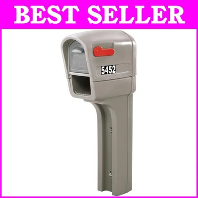 Elegante Buzón MailMaster Plus Gris Piedra con Puerta Cerrable y Gran Capacidad Foto 1 de 4