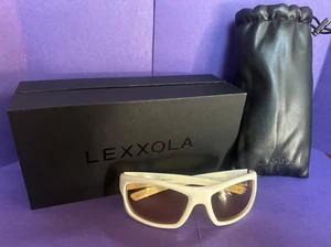 Occhiali da sole unisex LEXXOLA in neo colore bianco/miele - Foto 1 di 6