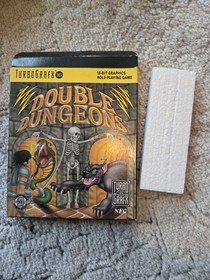 Double Dungeons (TurboGrafx-16, 1990) BOX  ONLY tg16