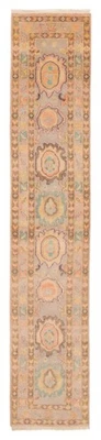 2'3" x 11'8" Vintage Hand-knotted Runner Rug Traditional Oriental Wool Carpet - Image 1 of 4