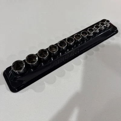 Snap On 212FSMY Metric Shallow 12pc 8mm-19mm 3/8 Drive Socket Set With Mag Tray - Image 1 of 4