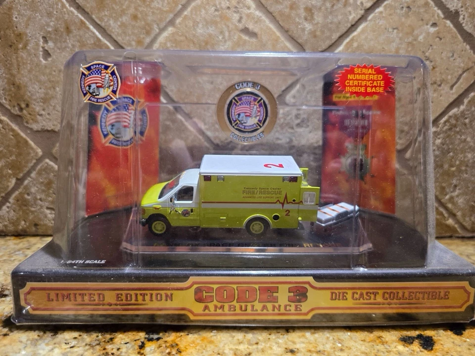 Code 3 Kennedy Space Center Fire Rescue Ford E-350 Ambulance - Image 1 of 1