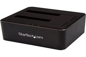 StarTech.com Dual-Bay USB 3.0 to SATA Hard Drive Docking Station, USB Hard Drive - Picture 1 of 3