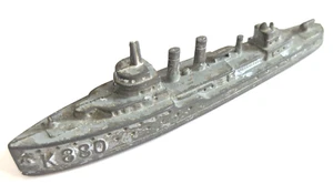 Vintage TootsieToy diecast metal US Navy Ship 1940's WW2 - K880 USA Made - Picture 1 of 7