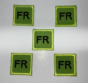 5 - High Vis gelb Ersatz FR Patches Bügelbild feuerhemmend Hose Shirt - Bild 1 von 2