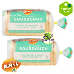 2 x IRWINS SOFT WHITE SOURDOUGH 720G BROTE Brot Irish Northern Ireland Laib - Bild 1 von 6