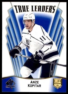 2021-22 SP AUTHENTIC SP TRUE LEADERS BLUE ANZE KOPITAR LOS ANGELES KINGS #TL-25 - Image 1 of 2