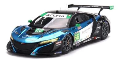 1:18 TRUESCALE Acura Nsx Gt3 Evo22 #66 Imsa 24H Daytona 2022 Top Speed TS0535 - Immagine 1 di 2