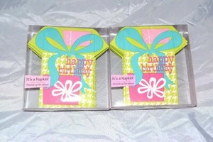 2-PK 2x16 = 32 Birthday Party PRESENTS! NaPKiNs! NEW! MINT! FabULoUs! - Picture 1 of 7