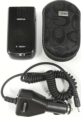 Teléfono celular plegable Nokia Fold 2720 - negro y plateado (T-Mobile) - incluido Foto 1 de 4