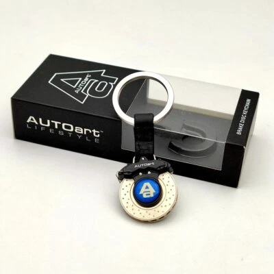1:6 Autoart Lifestyle Keychain Brake Disc 6 POTS Caliper/Black #40093 Diecast - Image 1 of 4