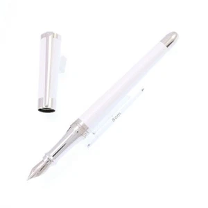 S.T. Dupont Liberte Pearly White Fountain Pen with 14K Palladium F Nib - Picture 1 of 9