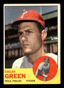 Dallas Green 1963 Topps #91 Philadelphia Phillies Vg-Ex - Picture 1 of 2