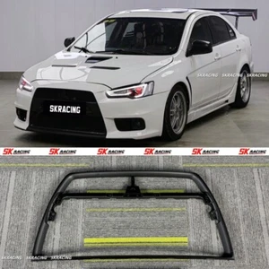 Fits Mitsubishi Lancer Evolution 08-15 Front Bumper Grille Black Surround Strip - Bild 1 von 20