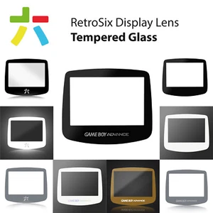 RetroSix Display Scheibe aus gehärtetem Glas für Game Boy Advance GBA - Imagen 1 de 9