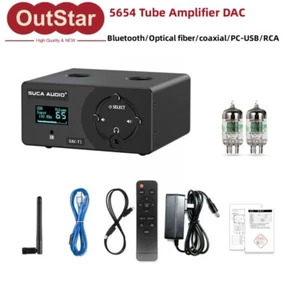 Preamplifier Bluetooth5.0 5654 Tube Amplifier DAC Decoder Headphone Amp DAC-T1 - Picture 1 of 6