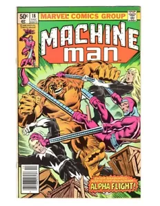 Quiosco Machine Man 18 6,0 bien Marvel Comics 1980 - Imagen 1 de 2