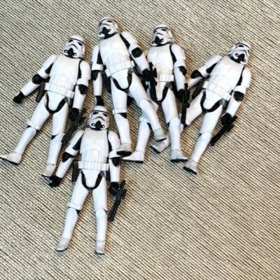 5 piezas Star Wars Stormtrooper OTC Trilogy 3,75" figura de acción soldado película juguetes  Foto 1 de 4