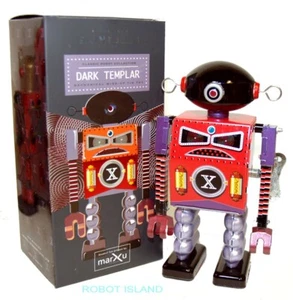 DUNKLER TEMPLER ROBOTER Windup Blechspielzeug Saint John Amaze-A-Matic-USA VERKÄUFER - Bild 1 von 3