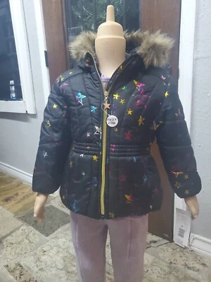 Abrigo acolchado acolchado con estampado de papel de aluminio S. ROTHSCHILD para niños pequeños y niñas pequeñas 3T Foto 1 de 2