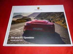 PORSCHE 991 911 Speedster Hardcover Prospekt Brochure Depliant Folleto von 2019 - Bild 1 von 16