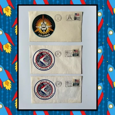 Space Launch FDC Bundle of 3 - 1982 Columbia & 1971 Apollo 15 Mission KSC F430 - Image 1 of 4
