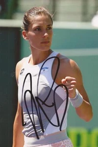 TENNIS: ANDREA PETKOVIC SIGNED 6x4 ACTION PHOTO+COA *WIMBLEDON* *PROOF* - Picture 1 of 2