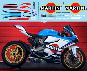 1/4 Decals per DUCATI PANIGALE 1199 S MARTINI LIVERY TB DECAL TBD566 - Picture 1 of 1