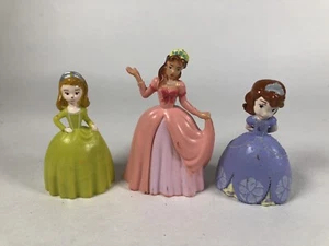 Disney Sofia The First Lot Of 3 Mini Figures PVC Cake Toppers 2” Toys - Picture 1 of 10