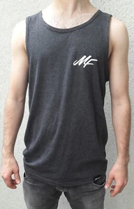 Mounfunk Mens Tank Top Dunkelgrau Charcoal - Picture 1 of 2