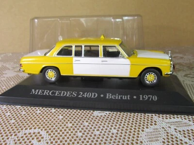 826Y IXO Altaya 23 Mercedes 240D Beirut 1970 Taxis Del Mondo 1:43 + Scatola - Immagine 1 di 4