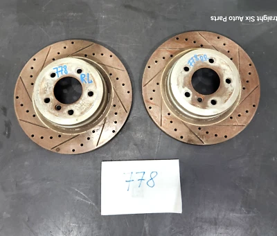 ✅ 07-13 OEM BMW E90 E92 E93 336X22mm rotores de disco de freio traseiros esquerdo direito ventilados - Imagem 1 de 4