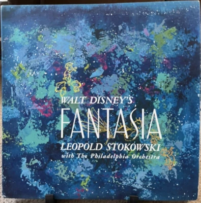 WALT DISNEY'S FANTASIA SOUNDTRACK- Leopold Stokowski 3xLP Set Full Color Booklet - Image 1 of 4