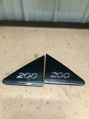 2011 2012 2013 2014 Chrysler 200 Rear Door Emblem Pair Triangle - Image 1 of 4