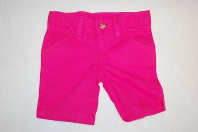 Niñas ROSA OSCURO TEJIDO BERMUDAS SHORTS Peso Largo ADJ CINTURA Bolsillos TALLA 10 Foto 1 de 2