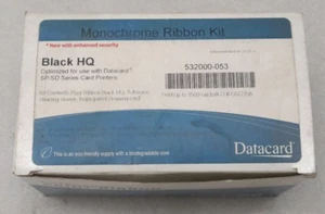 532000-053 schwarz monochrom HQ Band Datenkarte Vertrauen für SD & SP Drucker - Bild 1 von 4