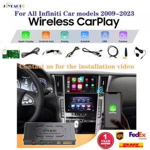 2025 Wireless CarPlay & Android Auto Kit for Infiniti Q50/Q60/QX50/QX60/FX50 - Picture 1 of 13