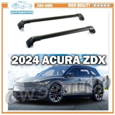 2PCS Crossbar Aluminum Fits for Acura ZDX 2024 Aluminum Cross Bar Roof Rack Foto 1 de 4