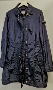 PEUTEREY giacca soprabito donna sottile sfoderato taglia 46 L poliammide blu navy 5 - Foto 1 di 11