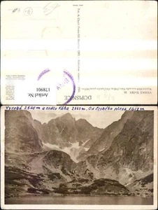 178901,Slowakei Vysoka Tatry Vysoka sedlo Vaha Odceskeho plesa Bergansicht - Picture 1 of 1