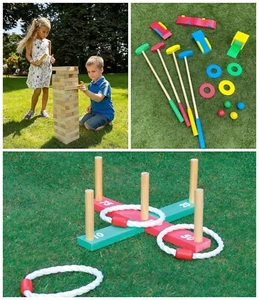 Giant Outdoor Garden Games Kids Fun Activity Lawn Play Summer Beach BBQ Party - Picture 1 of 31